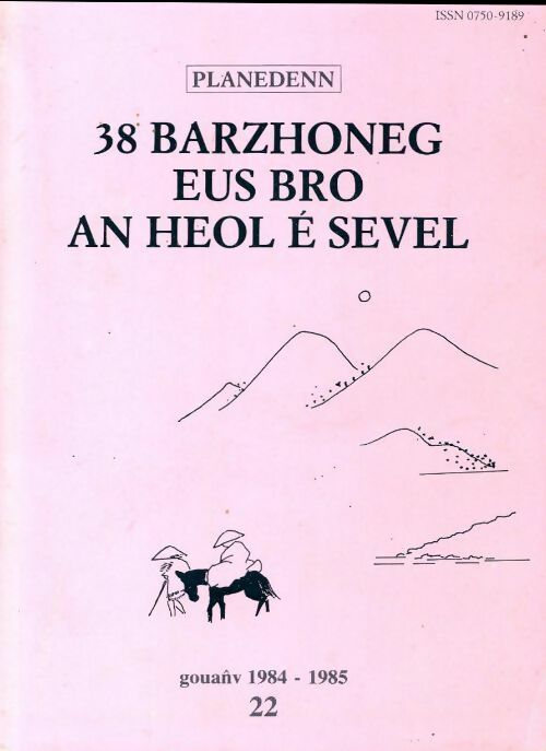38 barzhoneg eus bro an heol é sevel - Collectif - Livre