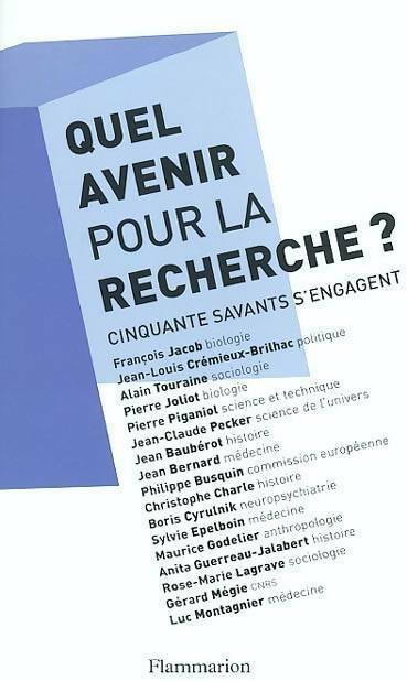 Quel avenir pour la recherche ? - Collectif - Livre