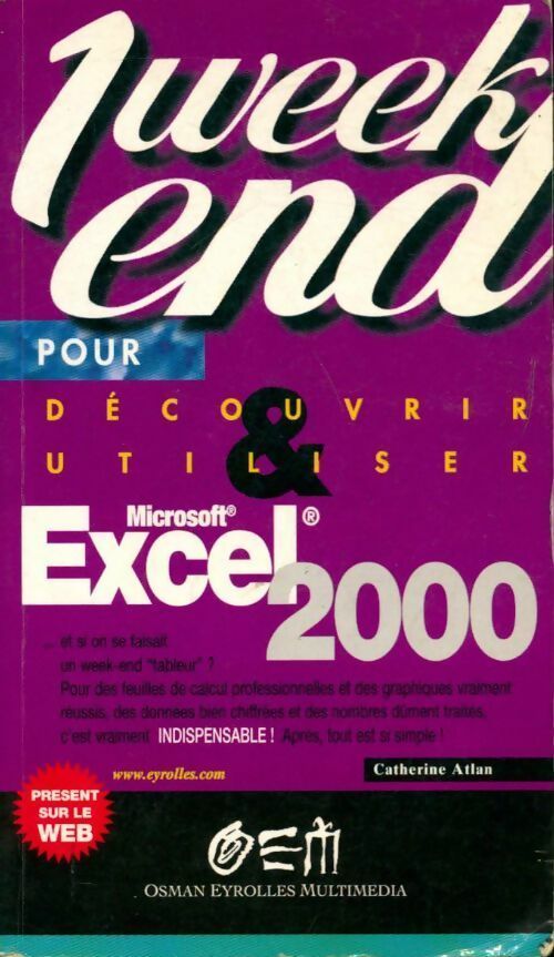Excel 2000 - Catherine Atlan - Livre