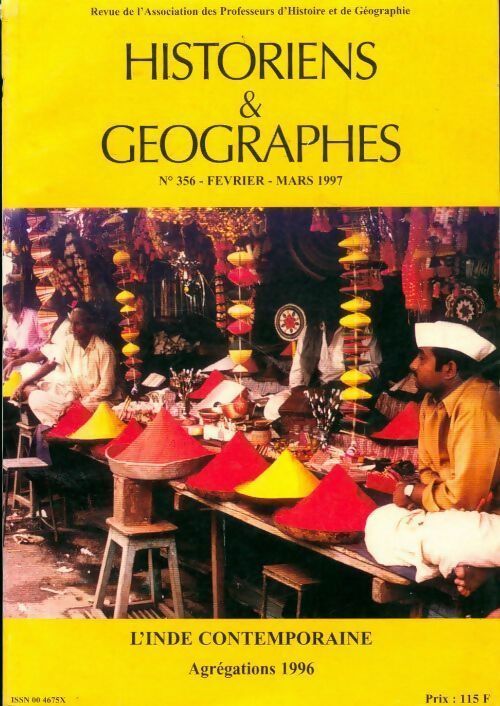 Historiens & géographes n°356 : L'Inde contemporaine - Collectif - Livre