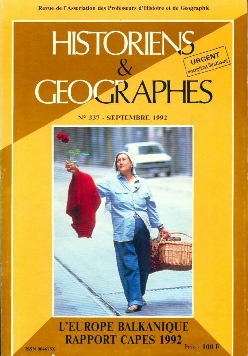Historiens & géographes n°337 : L'Europe balkanique - Collectif - Livre