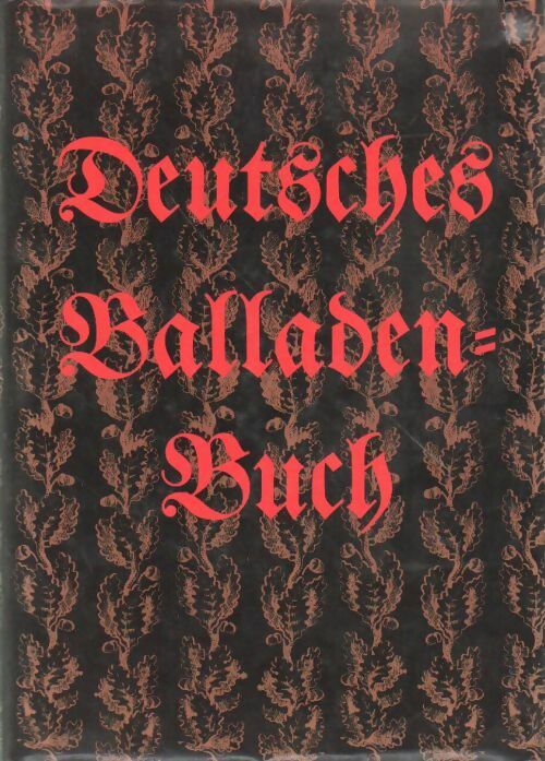 Deutches balladenbuch - Collectif - Livre