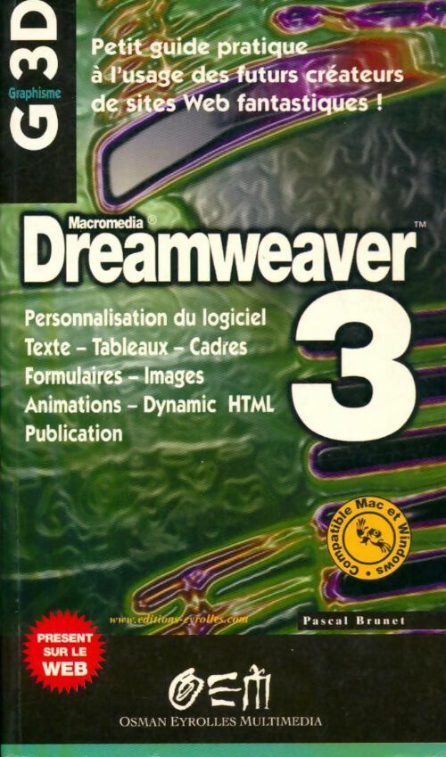 Dreamweaver 3 - Pascal Brunet - Livre