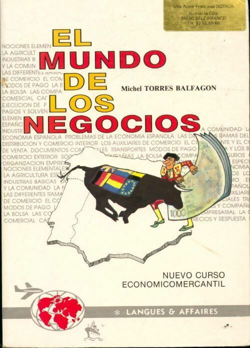 El mundo de los negocios - Michel Torres Balfagon - Livre