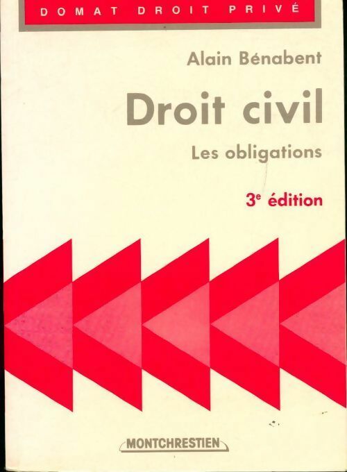 Droit civil : Les obligations - Alain Bénabent - Livre