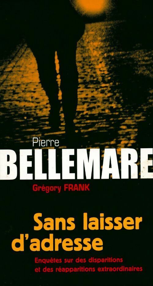Sans laisser d'adresse - Gregory Frank - Livre