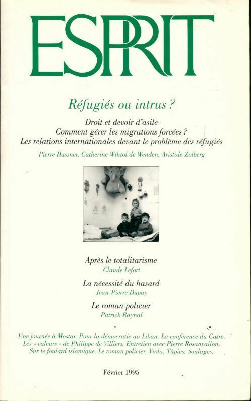 Esprit : Réfugiés ou intrus ? - Collectif - Livre