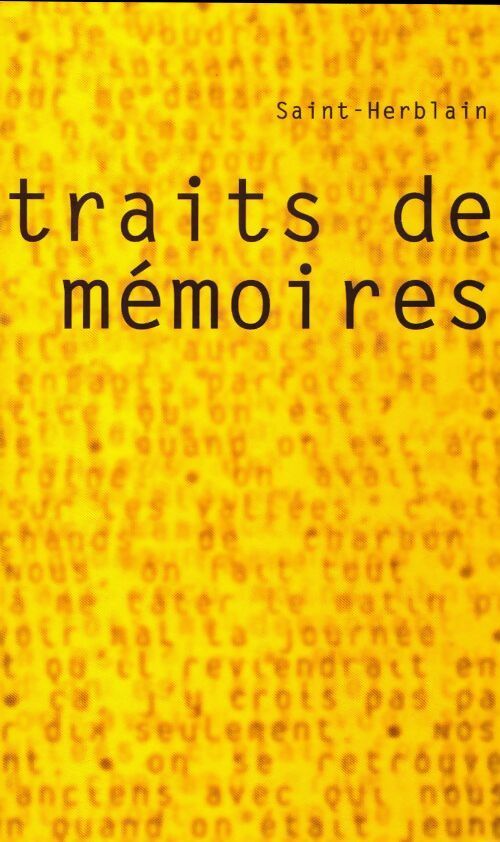 Portraits de mémoires Saint-Herblain - Collectif - Livre