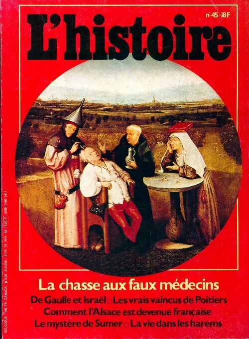 L'histoire n°45 : La chasse aux faux médecins - Collectif - Livre