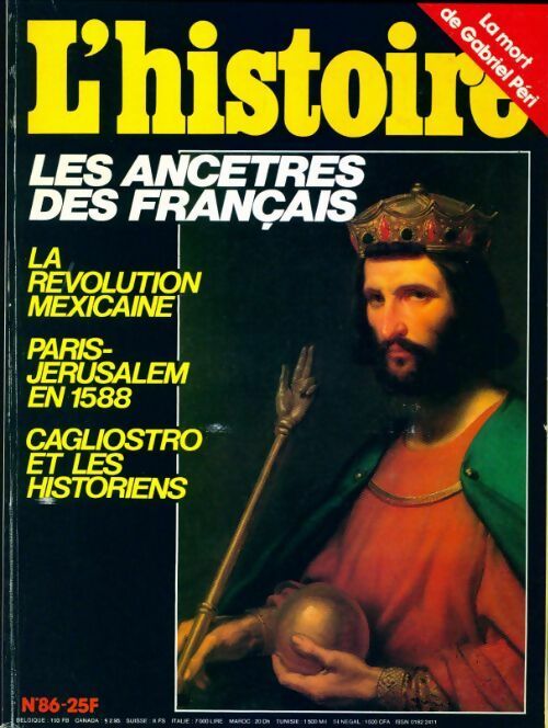 L'histoire n°86 : Les ancêtres des français - Collectif - Livre