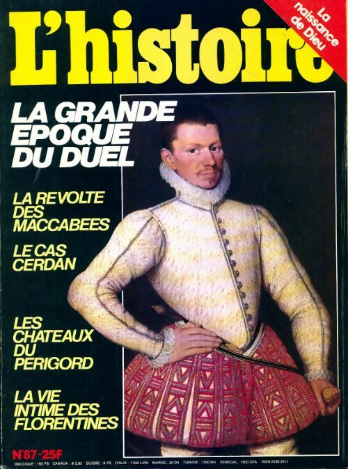 L'histoire n°87 : La grande époque du duel - Collectif - Livre