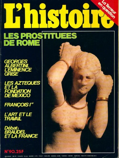 L'histoire n°90 : Les prostituées de Rome - Collectif - Livre