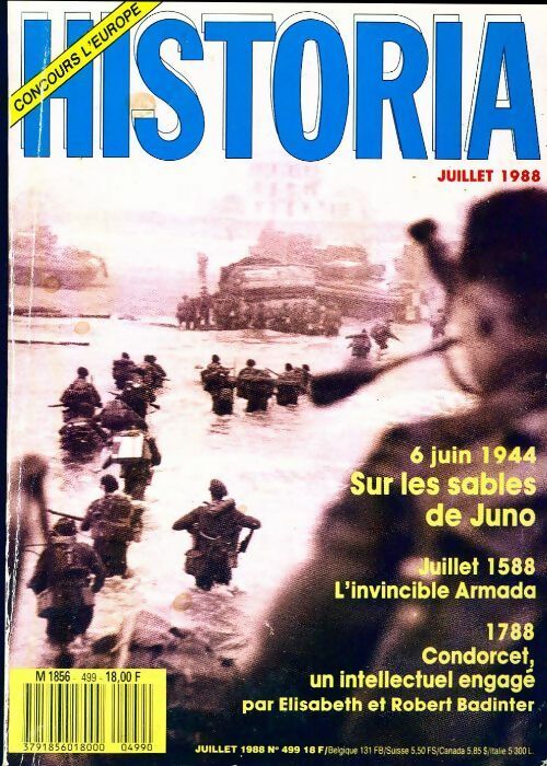 Historia n°499 : 6 juin 1944, sur les sables de Juno - Collectif - Livre
