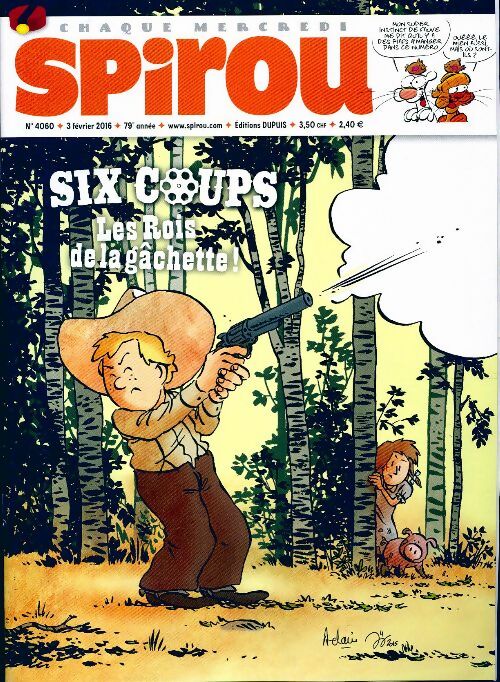 Spirou n°4060 : Six coups, les rois de la gâchette ! - Collectif - Livre
