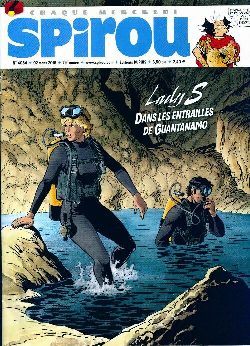 Spirou n°4064 : Lady S. Dans les entrailles de Guantanamo - Collectif - Livre