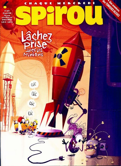 Spirou n°4071 : Lâchez prise avec les minions - Collectif - Livre