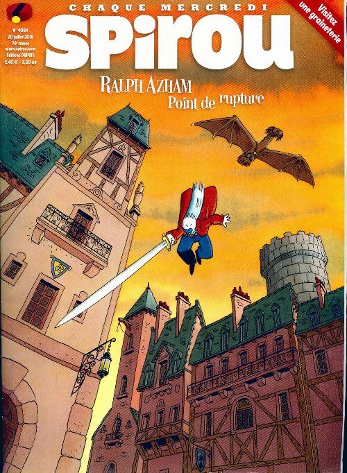Spirou n°4084 : Ralph Azham, point de rupture - Collectif - Livre