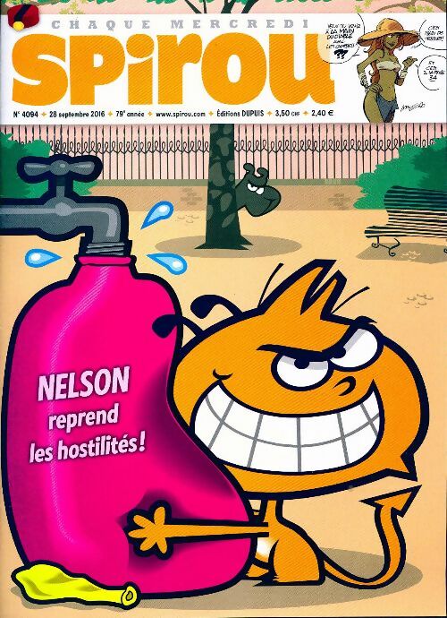 Spirou n°4094 : Nelson reprend les hostilités - Collectif - Livre