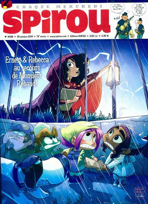 Spirou n°4098 : Ernest & Rebecca au secours de Monsieur Rebaud ! - Collectif - Livre