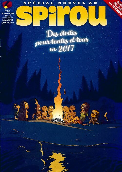 Spirou n°4107 : Des étoiles pour toutes et tous en 2017 - Collectif - Livre