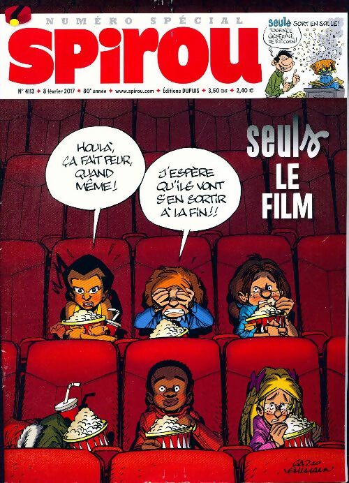 Spirou n°4113 : Seuls le film - Collectif - Livre