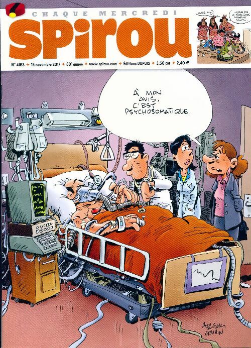 Spirou n°4153 : A mon avis, c'est psychosomatique - Collectif - Livre