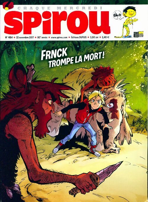 Spirou n°4154 : Franck trompe la mort ! - Collectif - Livre