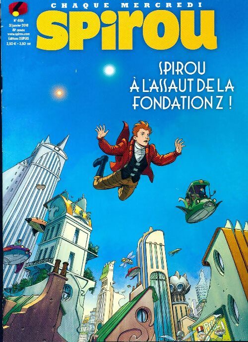 Spirou n°4164 : Spirou à l'assaut de la Fondation Z ! - Collectif - Livre