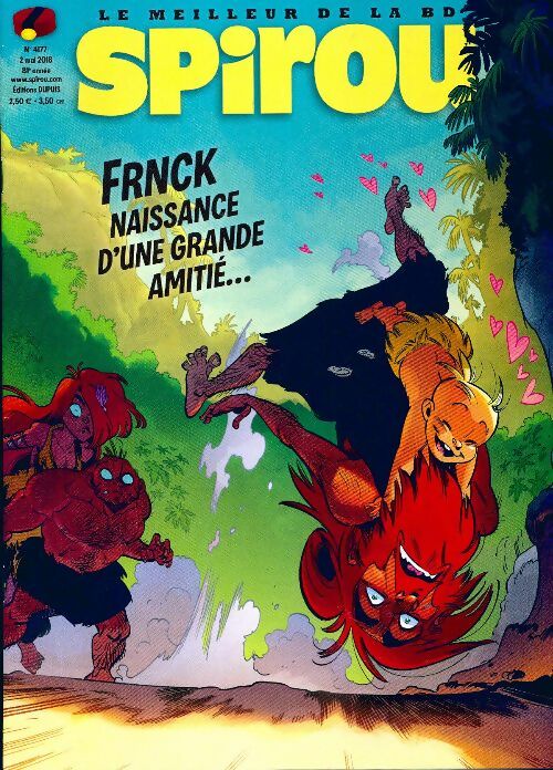 Spirou n°4177 : Franck naissance d'une grande amitié... - Collectif - Livre