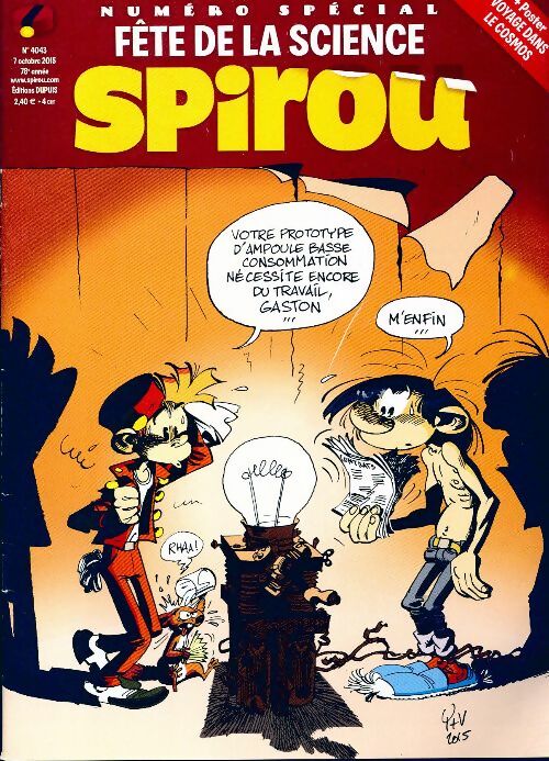 Spirou n°4043 : Fête de la science - Collectif - Livre