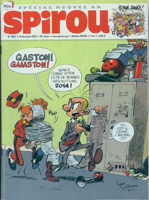 Spirou n°3950 : Gaston ! - Collectif - Livre