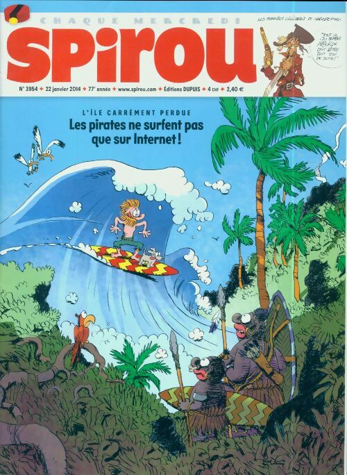 Spirou n°3954 : L'île carrément perdue - Collectif - Livre