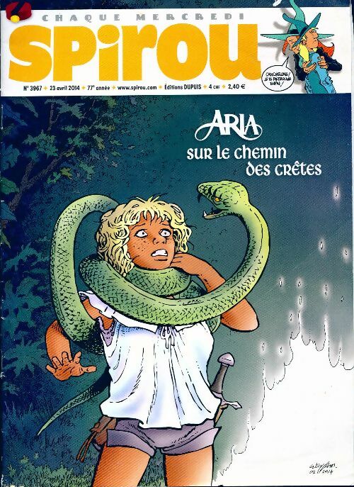 Spirou n°3967 : Aria sur le chemin des crêtes - Collectif - Livre
