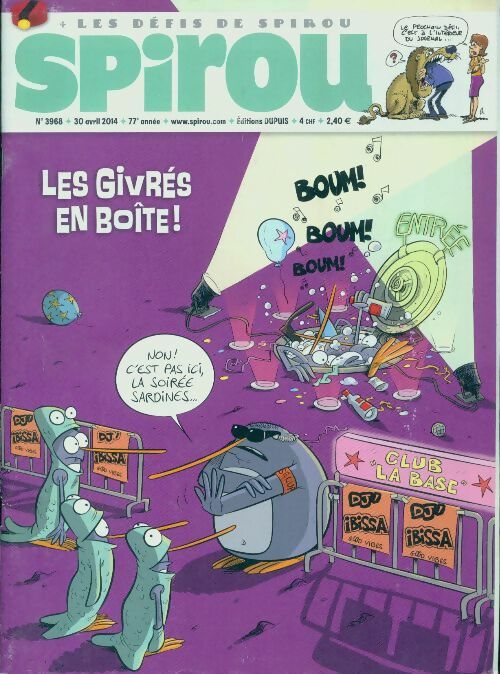 Spirou n°3968 : Les givrés en boîte - Collectif - Livre