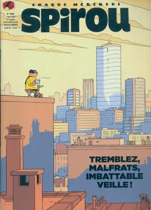 Spirou n°3969 : Tremblez, malfrats, imbattable veille ! - Collectif - Livre