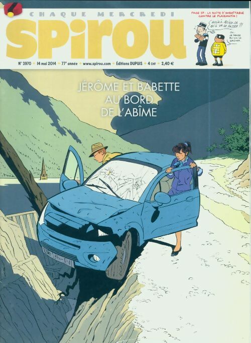 Spirou n°3970 : Jérôme et Babette au bord de l'abîme - Collectif - Livre