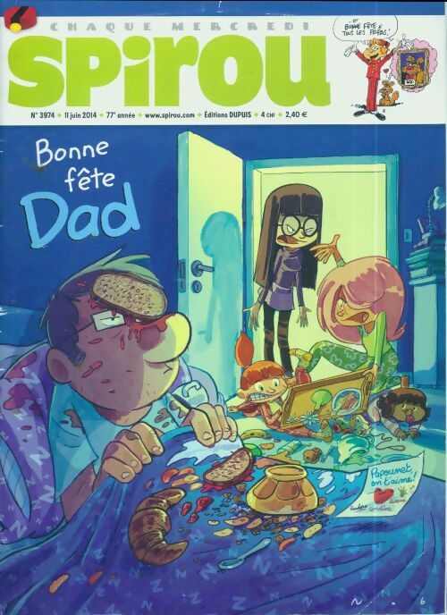 Spirou n°3974 : Bonne fête Dad - Collectif - Livre