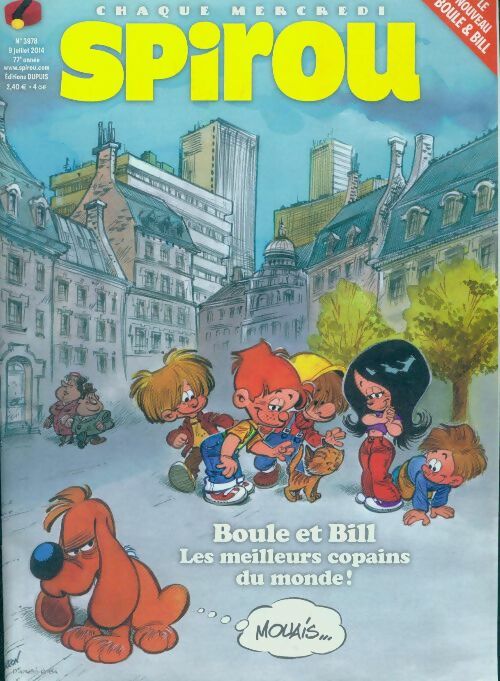 Spirou n°3978 : Boule et Bill. Les meilleurs copains du monde ! - Collectif - Livre