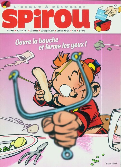 Spirou n°3984 : Ouvre la bouche et ferme les yeux ! - Collectif - Livre