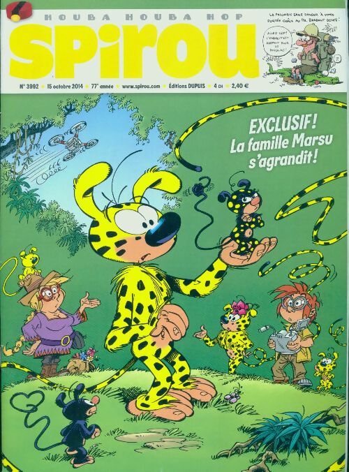 Spirou n°3992 : La famille Marsu s'agrandit - Collectif - Livre
