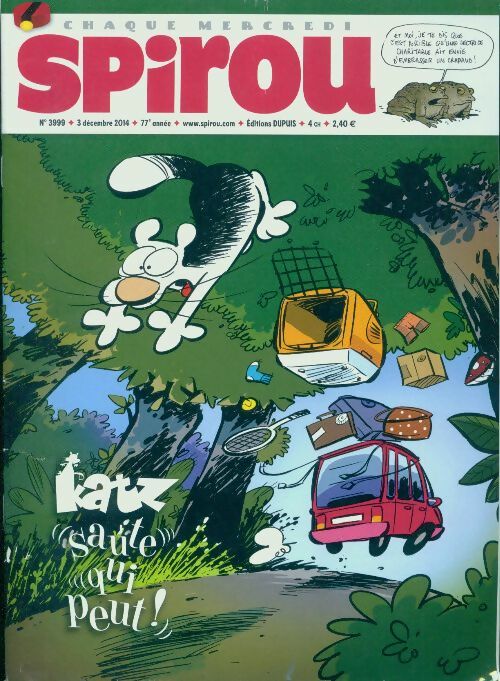 Spirou n°3999 : Katz, saute qui peut - Collectif - Livre