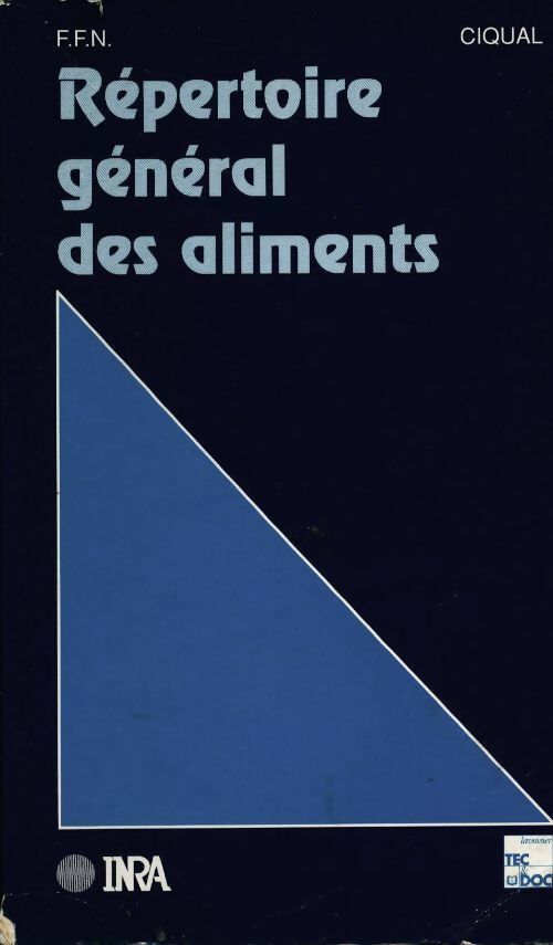 Répertoire général des aliments - Collectif - Livre