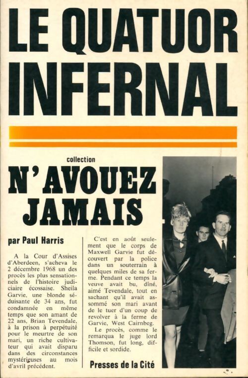 Le quatuor infernal - Paul Harris - Livre