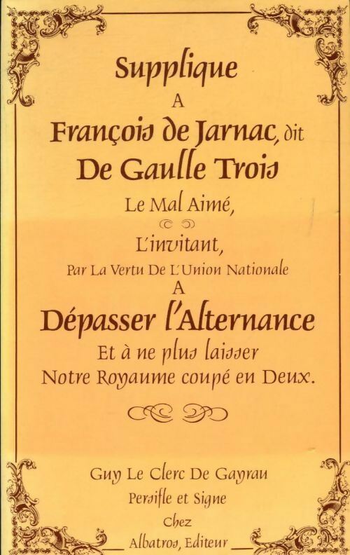 Dépasser l'alternance - Guy Leclerc-Gayrau - Livre