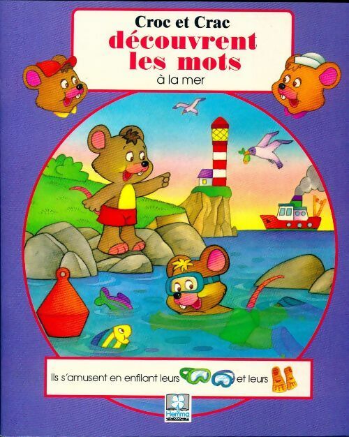 Croc et Crac découvrent les mots à la mer - Carlos Busquets - Livre