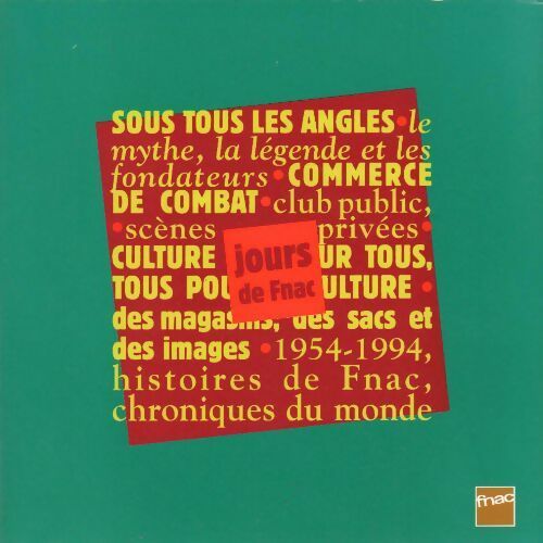 Jours de fnac. Le livre des 40 ans - Collectif - Livre