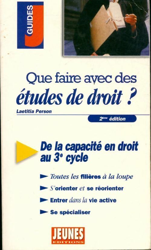 Que faire avec des études de droit ? - Leatitia Person - Livre