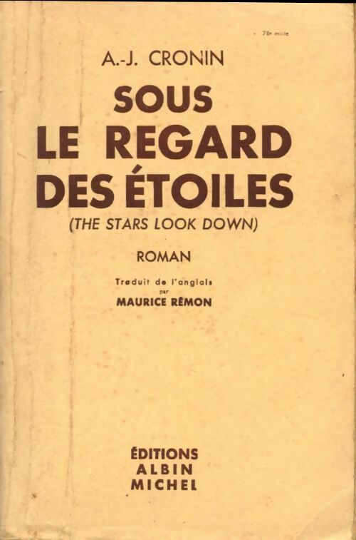 Sous le regard des étoiles - Archibald Joseph Cronin - Livre