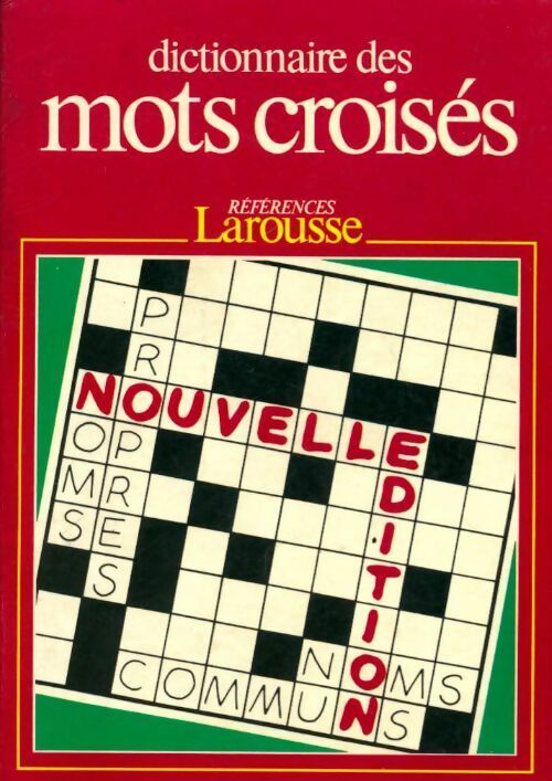Dictionnaire des mots croisés - Larousse - Livre