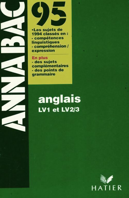 Anglais LV1 et LV2/3 95 - Collectif - Livre